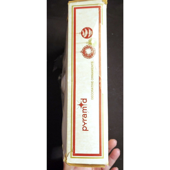 Vintage Pyramid Satin Nursery Rhymes Ornaments Set of 4 - Picture 8 of 9